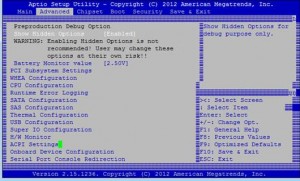 BIOS Screenshot 1